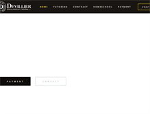 Tablet Screenshot of devillieredu.com